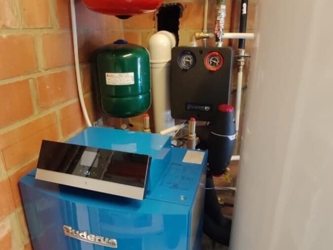 installation chaudiere buderux avec heat me