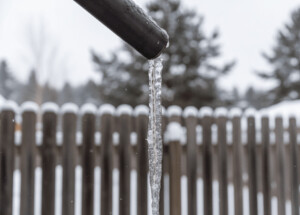 exemple de canalisation gelée
