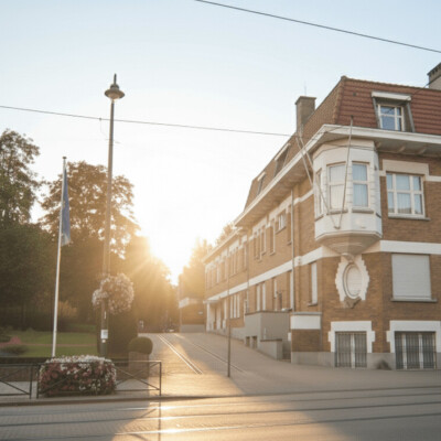 La ville à Berchem-Sainte-Agathe