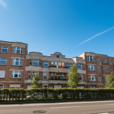 Des bâtiments à Ganshoren