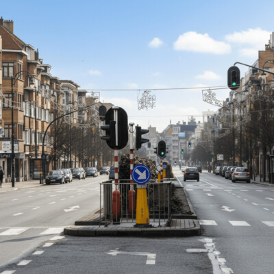 Les rues à Ganshoren