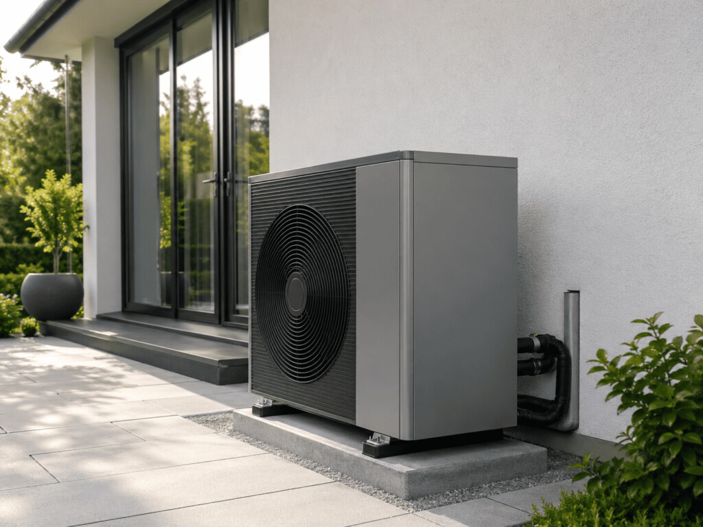Pompe à chaleur à l'extérieur
