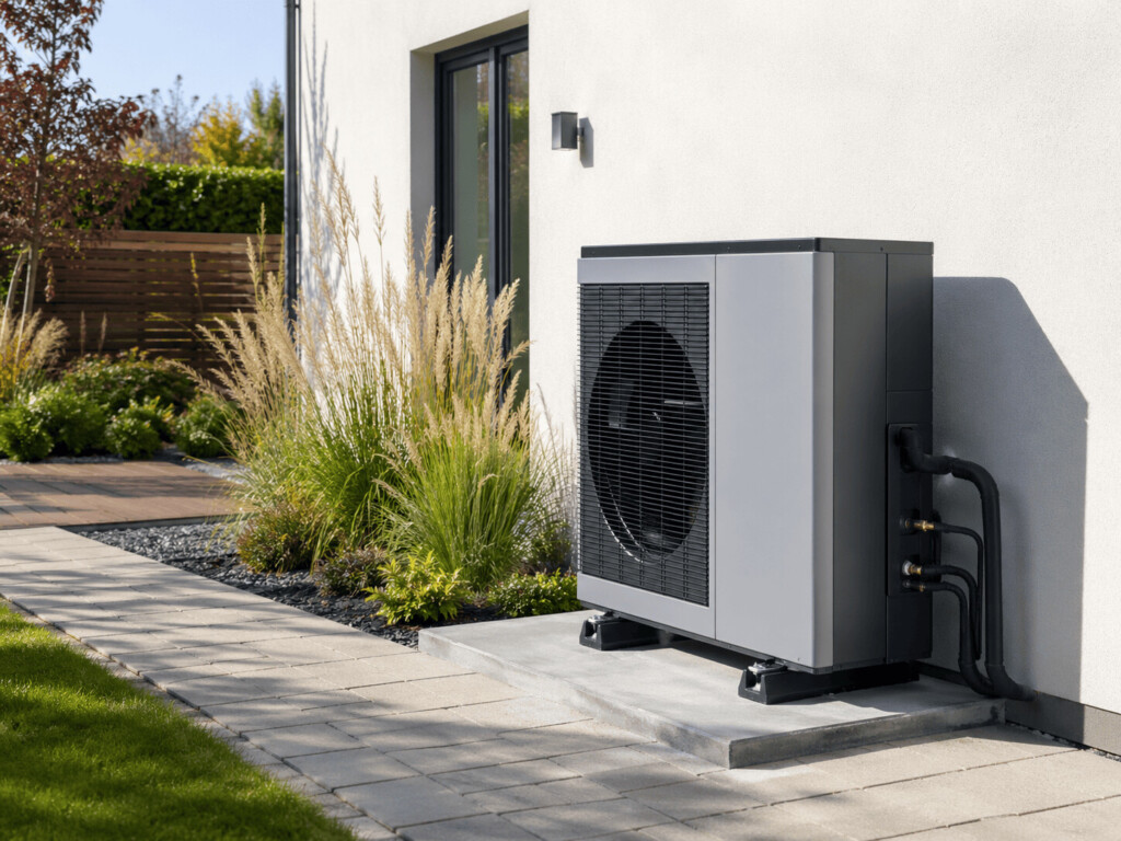 Pompe à chaleur à l'extérieur