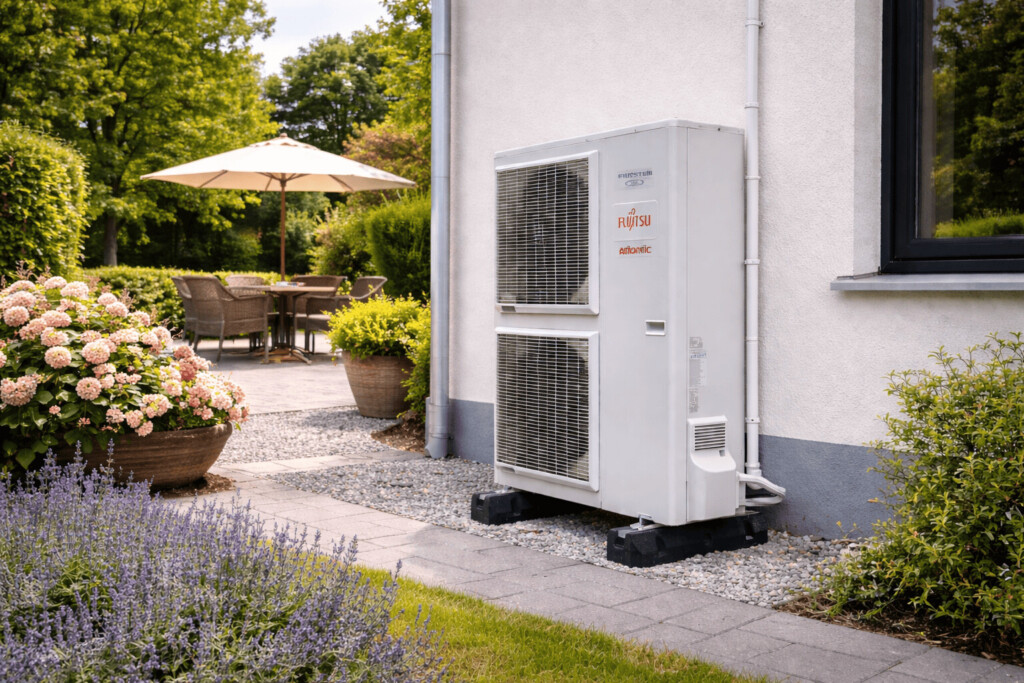 Une pompe à chaleur air-eau